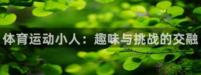 MK体育官方正版app娱乐：体育运动小人：趣味与挑战